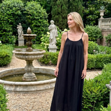 Lunine | Gathered Neckline Silhouette Loose Lounge Dress