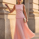 Thealia | Structured Bodice Pleated Skirt Set