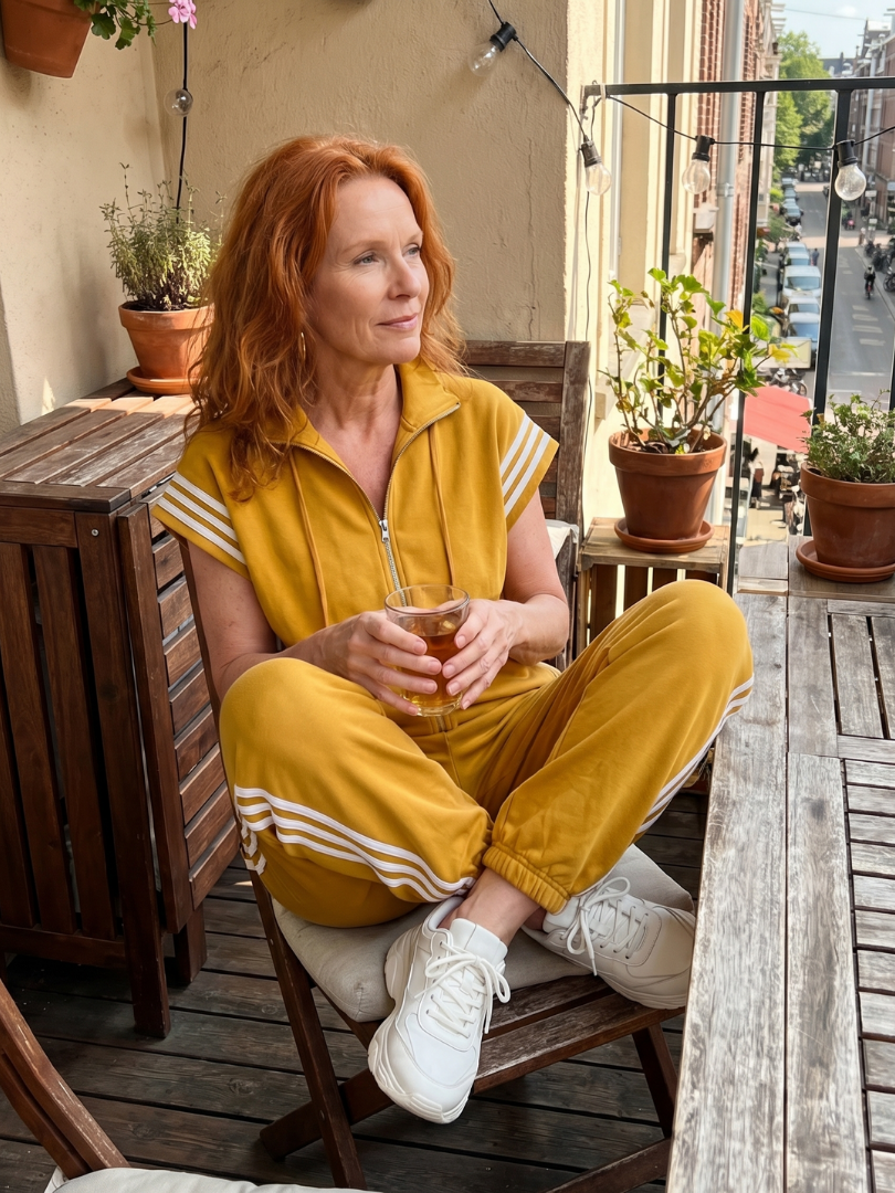 Mirania | Zip Front Stripe Panel Jumpsuit