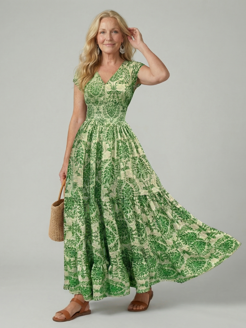 Sennalette | Printed Flow Maxi Dress
