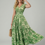 Sennalette | Printed Flow Maxi Dress