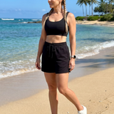 Taletta | Sleeveless Scoop Neck Crop Top And Shorts Set