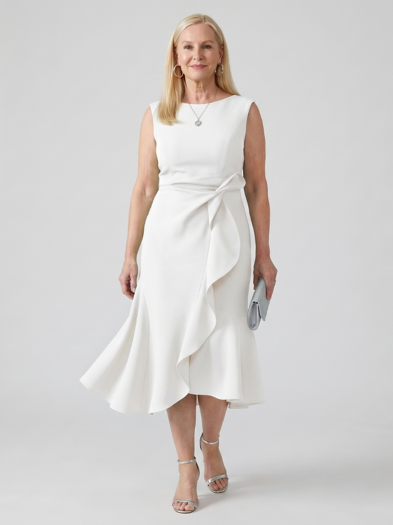 Tamsinla | Simple Drape Midi Dress