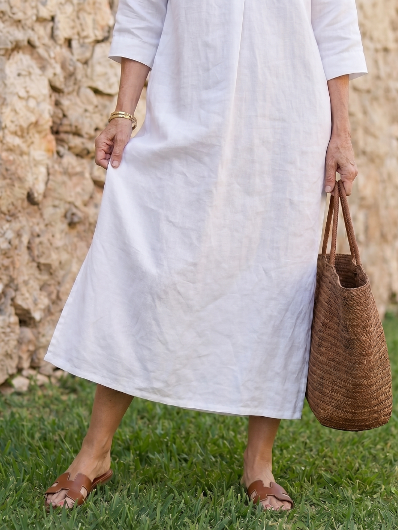 Noralora | Relaxed Straight Silhouette Midi Dress