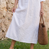 Noralora | Relaxed Straight Silhouette Midi Dress