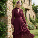 Dahbelle | Fluid Drape Midi Dress