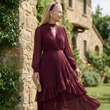 Dahbelle | Fluid Drape Midi Dress