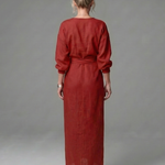 Giandra | Diagonal Drape Maxi Dress