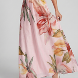 Isassa | Soft Halter Flowing Skirt Maxi Dress