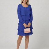 Liana | Clean Layered Knee Length Dress