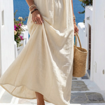 Milvia | Natural Flowing Maxi Dress
