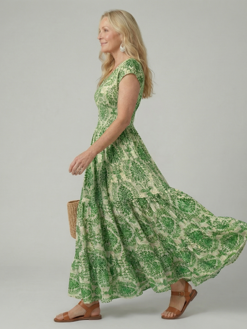 Sennalette | Printed Flow Maxi Dress