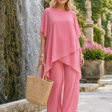 Surisette | Layered Chiffon Two Piece Pant Set