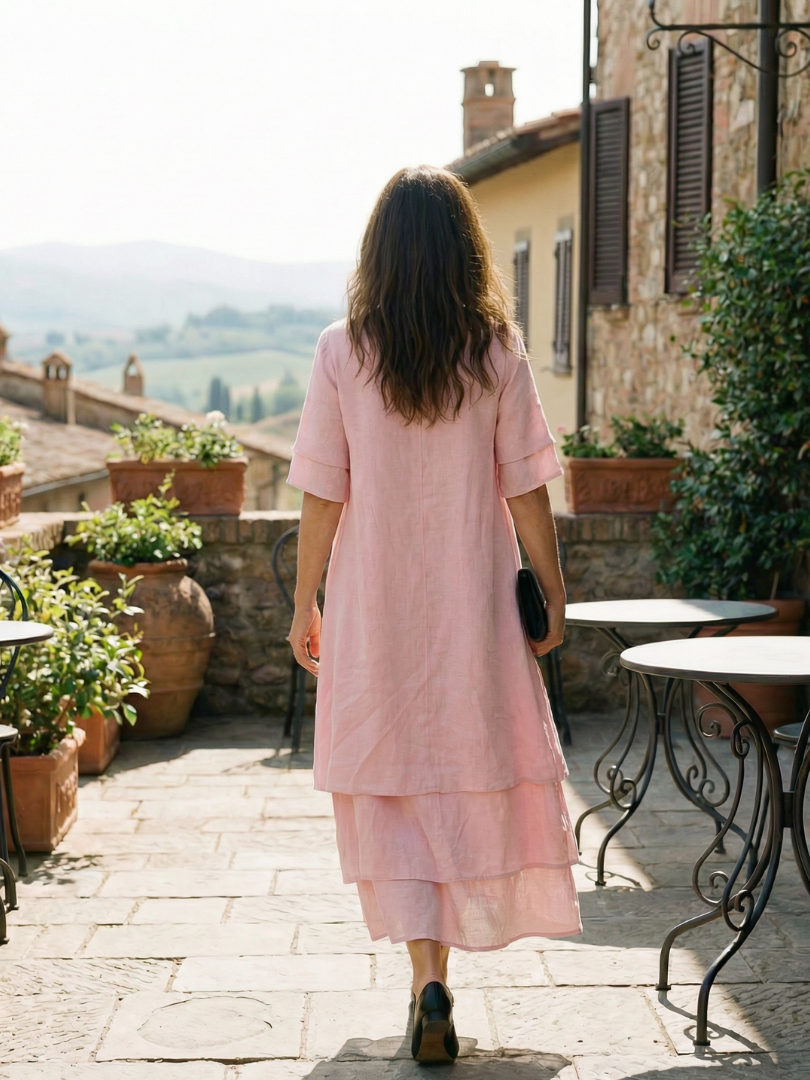 Soletta | Soft Layered Dress