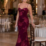 Talialette | Spaghetti Strap Corset Bodice Maxi Dress