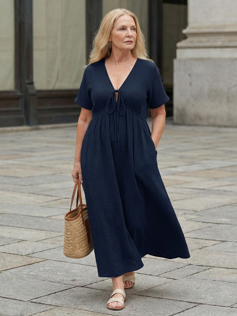 Viora | Nature Shape Midi Dress