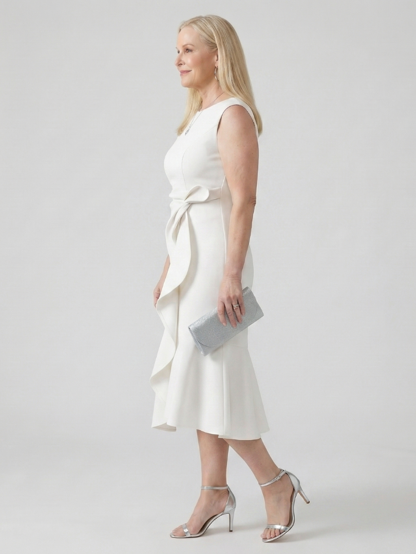 Tamsinla | Simple Drape Midi Dress