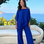 Taliadra | Layered Asymmetrical Two Piece Pant Set