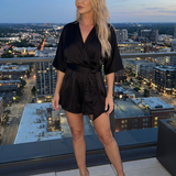 Verenadra | Wrap Waist Knee Length Dress