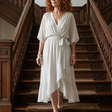 Selrina | Light Drape Midi Dress