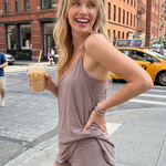 Belvia | Spaghetti Strap Relaxed Fit Mini Dress