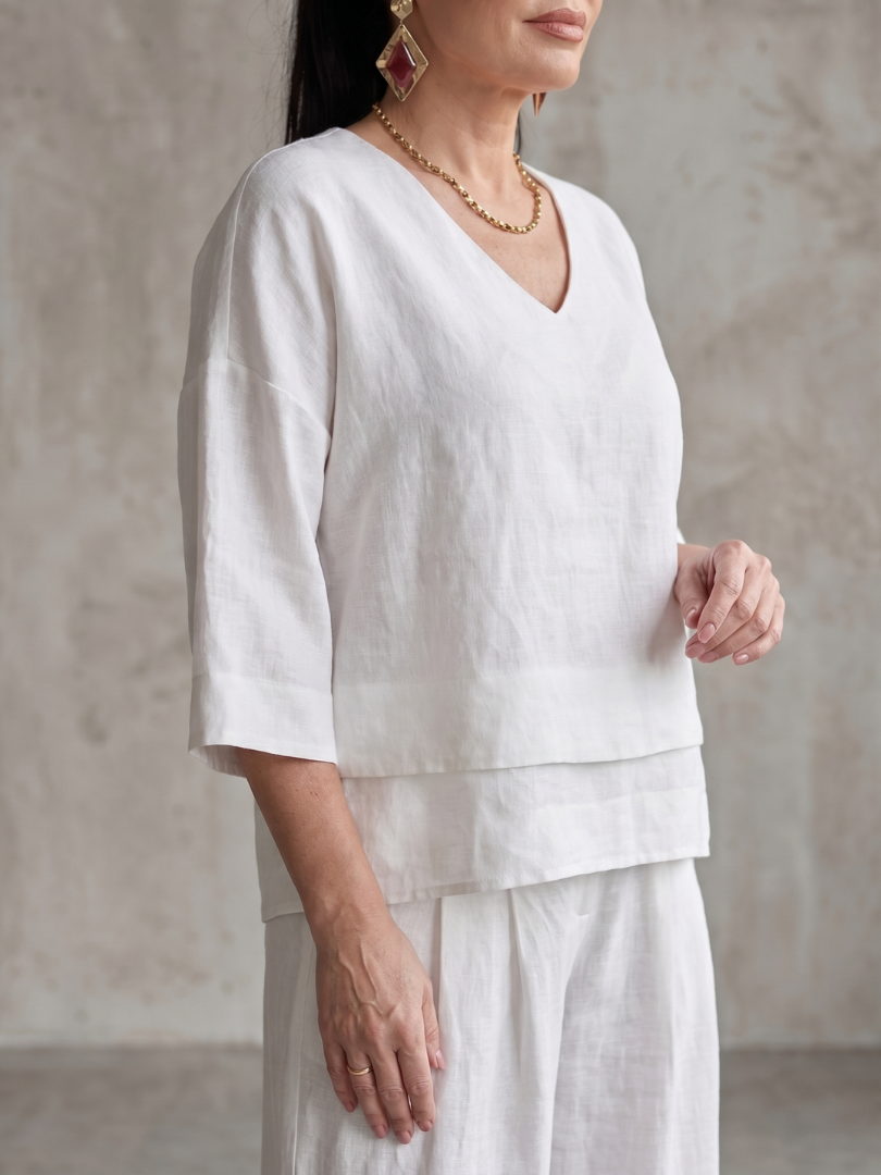 Callia | Layered Top Wide Leg Set