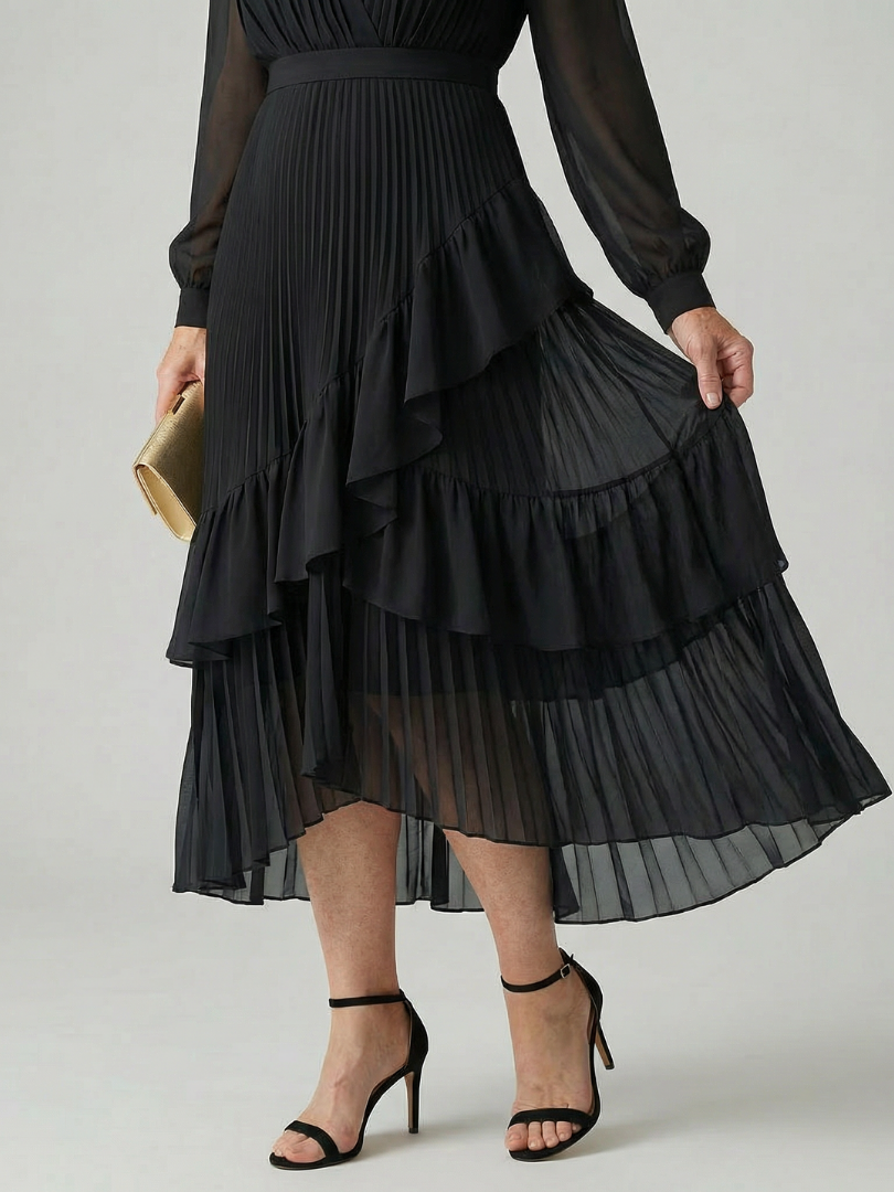 Dahbelle | Fluid Drape Midi Dress