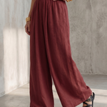 Wrennamae | Cross Front Wide Leg Jumpsuit