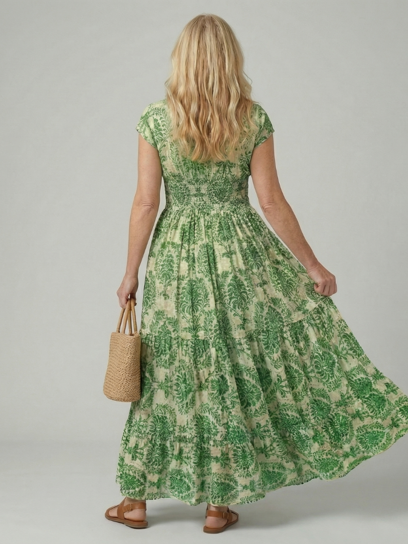 Sennalette | Printed Flow Maxi Dress