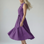 Sennarose | Relaxed Drape Midi Dress