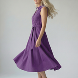 Sennarose | Relaxed Drape Midi Dress