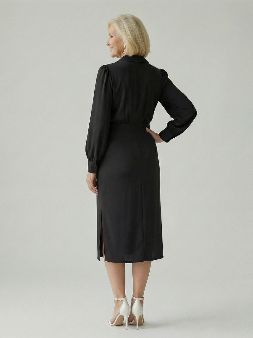 Tovana | Calm Front Midi Dress