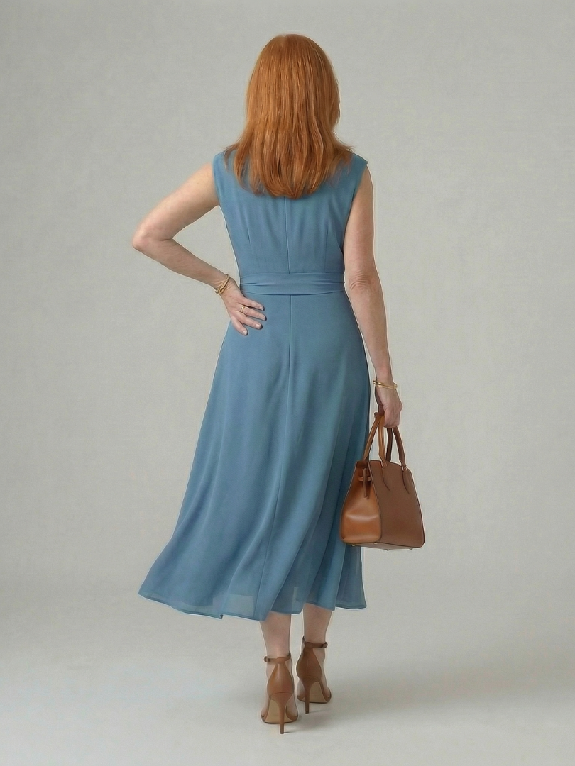 Kalmae | Clean Tie Midi Dress
