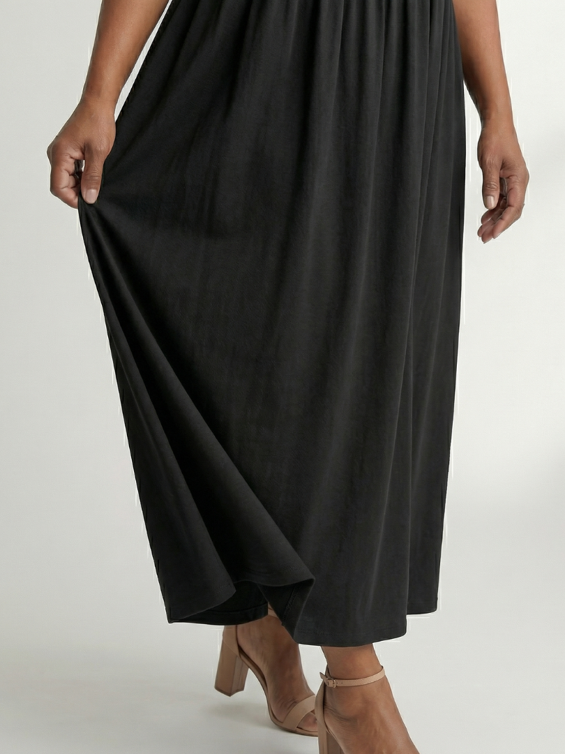 Verdra | Simple Gather Midi Dress