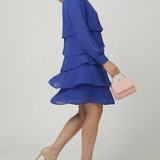 Liana | Clean Layered Knee Length Dress