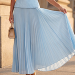 Thealia | Structured Bodice Pleated Skirt Set