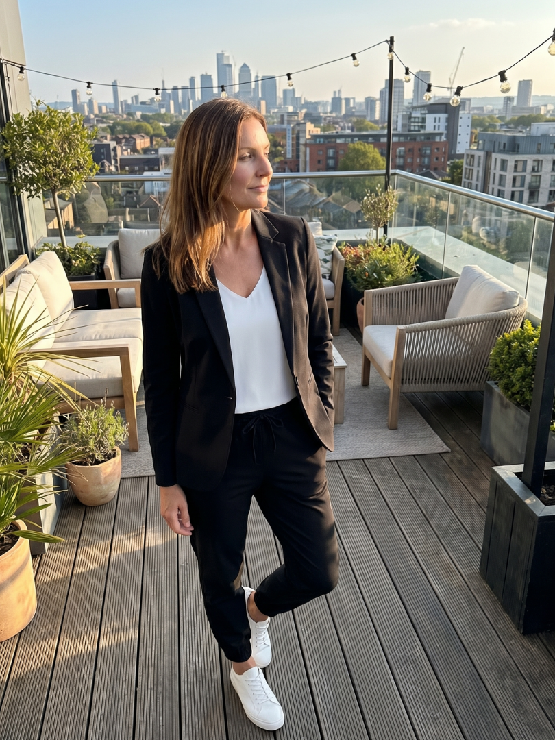 Fiosette | Notch Collar Relaxed Tailored Suit