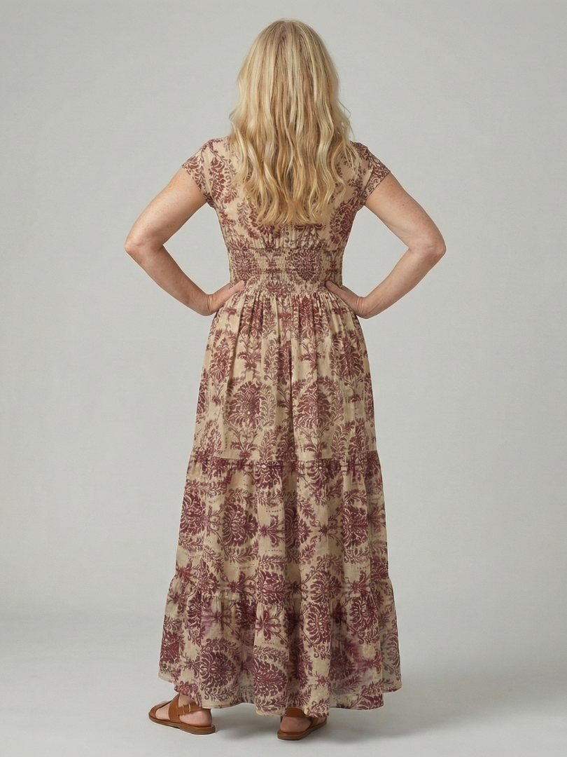 Sennalette | Printed Flow Maxi Dress