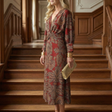 Linnsette | Natural Wrap Midi Dress