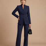 Mirassa | Structured Stand Collar Tailored Suit