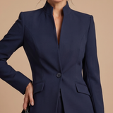 Mirassa | Structured Stand Collar Tailored Suit