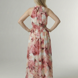 Penlora | Gathered Halter Midi Dress
