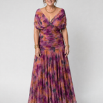 Calmarie | Off Shoulder Flow Midi Dress