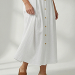 Tesbeth | Stack Button Midi Dress
