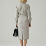 Tovana | Calm Front Midi Dress