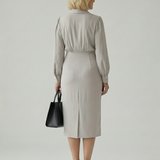 Tovana | Calm Front Midi Dress