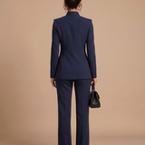 Mirassa | Structured Stand Collar Tailored Suit