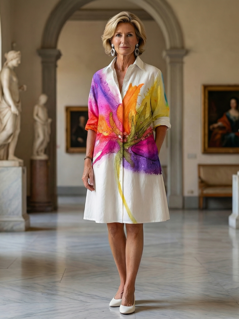 Lunda | Painted Garden Dress