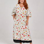 Solsia | Wildflower Print Everyday Swing Midi Dress