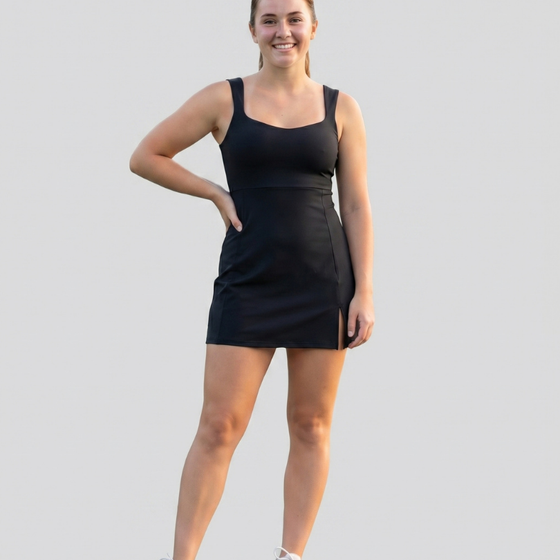 Prulyn | Square Neck Tennis Dress